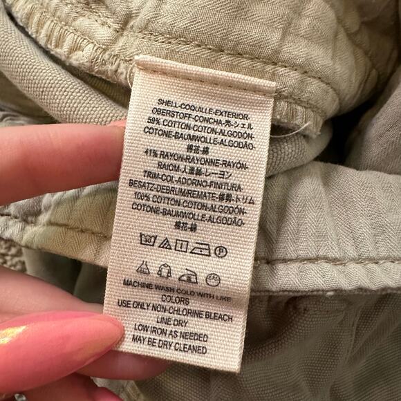 Free People beige paperbag straight leg pants size XS - Picture 7 of 12